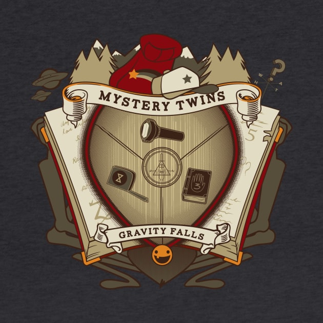 Mystery Twins Crest by FOUREYEDESIGN